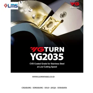 YG-Turn YG2035 CVD Coated grade for stainless