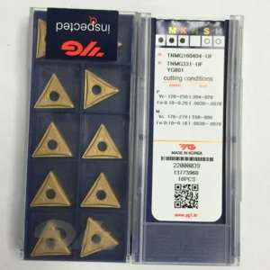 Insert Bubut TNMG160404-UF YG801 Merk YG-1 Korea