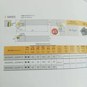 Holder Bubut Luar MSSNR ( SNMG 1204 ) Merk Echain