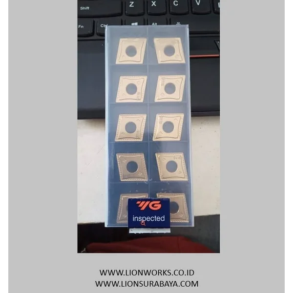 YG-1 CNMG190608-UR YG3115 - Spare Part Mesin Bubut