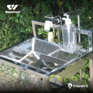 Wastafel Portable Injak Stainless Lite
