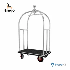 Troli Hotel Roda 8in Model 1  Bellboy Luggage Trolley