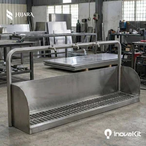 Tempat Wudhu Minimalist Stainless Steall