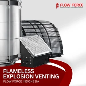 Flameless Explosion Venting Protection System Flow Force Indonesia