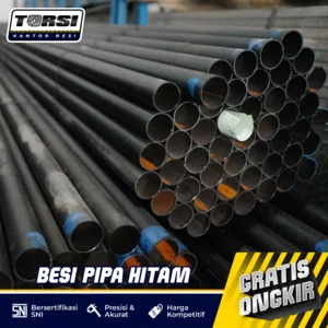 Pipa Besi SCH40 Seamless 1" x 6M Full SNI