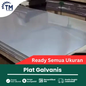 Plat Galvanis Tebal 1mm 1.2mm 2mm 4mm 5mm 6mm 7mm 8mm 9mm 10mm 11mm 12mm 13mm 14mm 15mm 16mm 18mm 20mm x 4x8 Feet / 1200x2400 mm / 120x240 cm / 1,2x2,4 Meter SNI Sertifikat