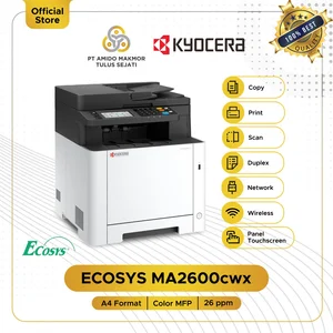 MESIN FOTOCOPY MULTIFUNGSI WARNA KYOCERA ECOSYS MA2600cwx