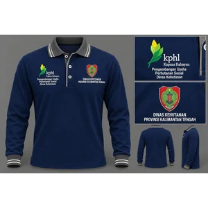 Kaos  Lengan Panjang / Pendek  BIRU NAVY