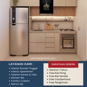 Jasa Desain Interior Rumah Kitchen Set  minimalis Moderen interior