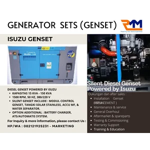 Diesel Genset ISUZU Silent Type 15-150KVA