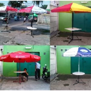 Tenda Payung Parasol Promosi Model Kotak