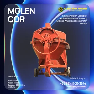 Sewa Molen Cor Timika  800 L - 1500 L Harga Terbaik Unit Siap Kirim