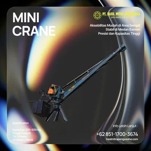 Sewa Mini Crane 500 Kg - 1 Ton Manokwari  Harga Terbaik Unit Siap Kirim
