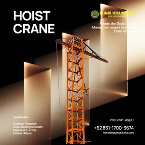 Sewa Hoist Crane Kendal  1 Ton - 4 Ton Harga Terbaik Unit Siap Kirim