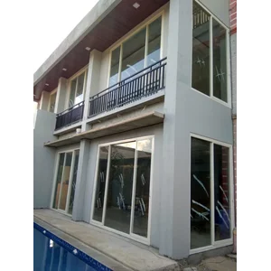 Kaca Sliding Door Tempered Glass Stopsol 