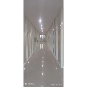 Kaca Partisi Kantor Clear Tempered Glass Asahimas 