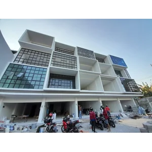 Kaca Facade Gedung Tempered Glass Rayben 