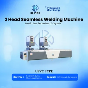 MESIN PRESS UPVC 2 KEPALA TIPE SEAMLESS Jendela UPVC