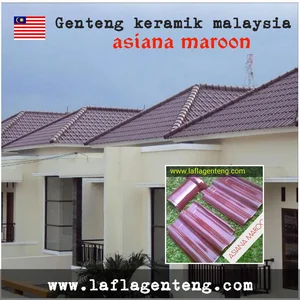 Genteng Keramik butterfly maroon 