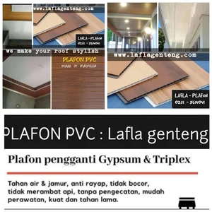 Plafon Atap PVC  lafla genteng