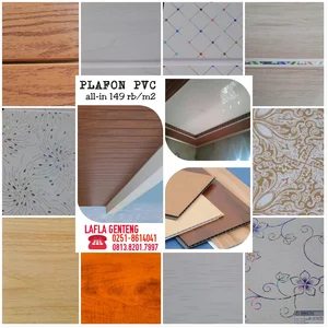 Plafon Atap PVC  lafla genteng