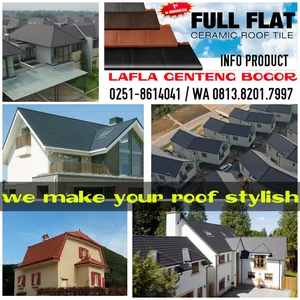 Kanmuri flat roof tiles