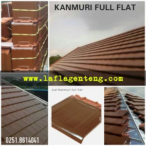 Kanmuri flat roof tiles