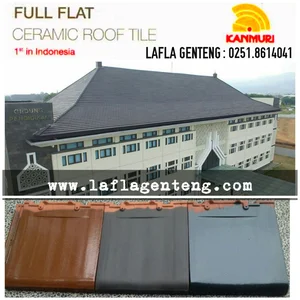 Kanmuri flat roof tiles