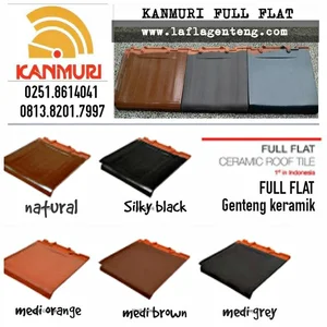 Kanmuri flat roof tiles