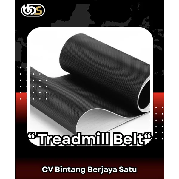 PVC Belt Conveyor TREADMILL  Top side Diamond Bottom side Fabric 2mm Hitam Diamond  BELT TREADMILL  *Bisa Custom