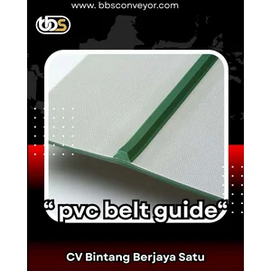 PVC Conveyor Belt Profile Guide Rel BELT Profil K6 K8 k10 etc HITAM atau PUTIH GIGI POLOS *Bisa Modifikasi Ukuran