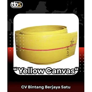 Kanvas Kuning / Canvas Camel/ Kuning Strip Merah 1.0 mm - 1.6 mm per ply