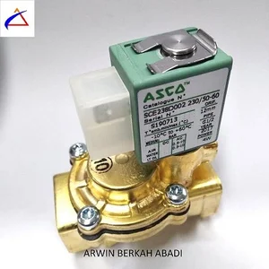 Solenoid valve asco Serie sce238d002 Port 1/2" Medium air water oil &gas Volt 110vac 220vac 24vdc Harap konfirmasi stok terlebih dahulu sebwlum melakukan pemesanan