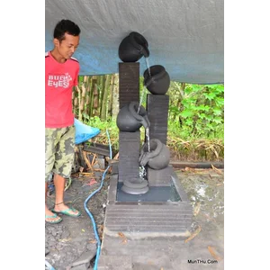 Air Mancur Batu Candi 5 Kendi 4 Tingkat