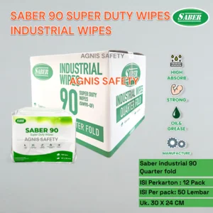 SABER ECERAN SABER 90 - Super Duty Industrial Wipes Kain Majun Tissue Higienis