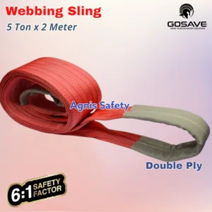 GOSAVE Webbing SLING 5 Ton x 2 Meter Tali Pengangkat Barang
