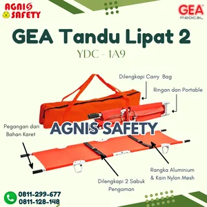 GEA Tandu Lipat 2 YDC-1A9 – Tandu Medis Standar Rumah Sakit