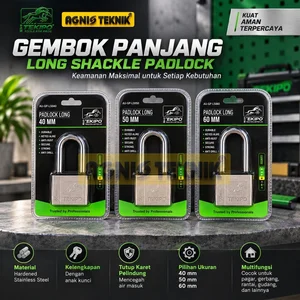 TEKIPO Gembok Panjang Baja Kuat