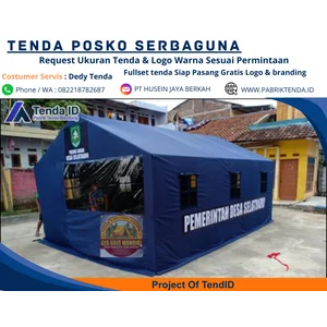 Tenda Posko Serbaguna 3x4 / 4x6 / 6x8 Tenda Multifungsi Kesehatan Darurat Bencana - Kuat awet Tahan lama Dan kokoh