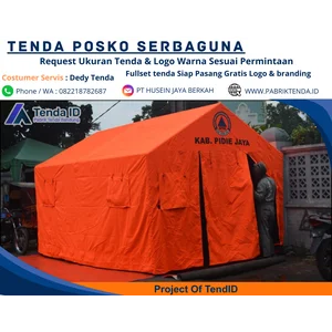 Tenda Posko Pramuka 3x4 / 4x6 / 6x8 Tenda Serbaguna Multifungsi Cocok Untuk bantuan Kesehatan - Kuat awet Tahan lama dan Kokoh