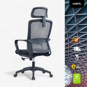AURA Office Chair Kursi Staff Jaring Ergonomis