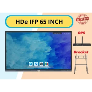 HDE Interactive Monitor 65 inch Android 13 Android 13, RAM 8GB, ROM 128GB HDE-IWB65-OPS-8-128-SB Papan Tulis Digital