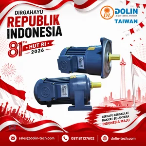 Helical Gear Motor / Dinamo Gearbox Medium (0.2kW - 1.5kW) - DOLIN DLSH/DLSV Series