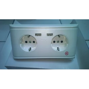 STOP KONTAK PLUS USB 2 LUBANG