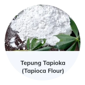 Tepung Tapioka Tepung Mocaf spesifikasi makanan manusia dan makanan hewan serta sebagai bahan campuran industri (lem)
