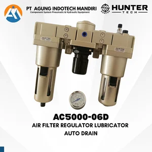 HUNTER AC5000-06D (Drat 3/4") AIR FILTER REGULATOR LUBRICATOR AUTO DRAIN