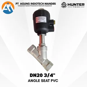 ANGLE SEAT PVC SINGLE BODY SS316 DN20 3/4"