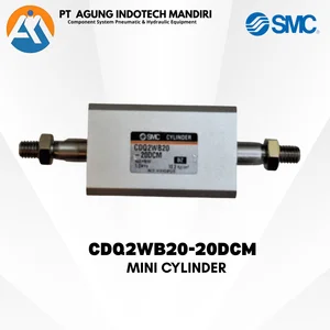 SMC CDQ2WB20-20 DCM MINI CYLINDER 