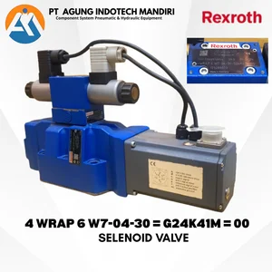 REXROTH 4 WRAP 6 W7-04-30 = G24K41M = 00 SOLENOID VALVE