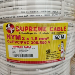 KABEL Listrik NYM 2x1.5 mm 50meter